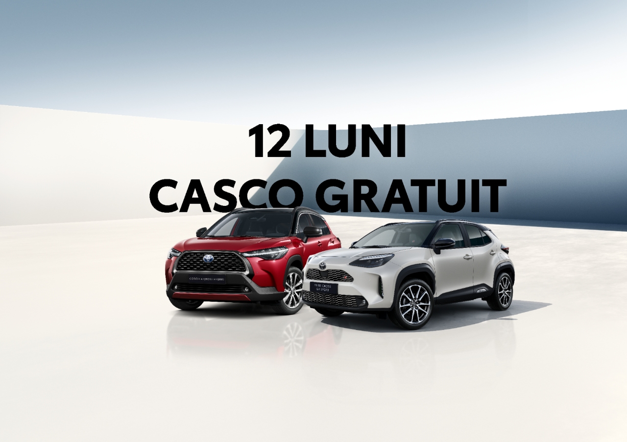 Promotie Toyota Romania - bonus asigurare auto CASCO 