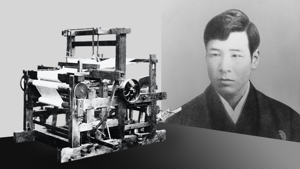 Imagine istorica a lui Sakichi Toyoda si razboi de testul automat