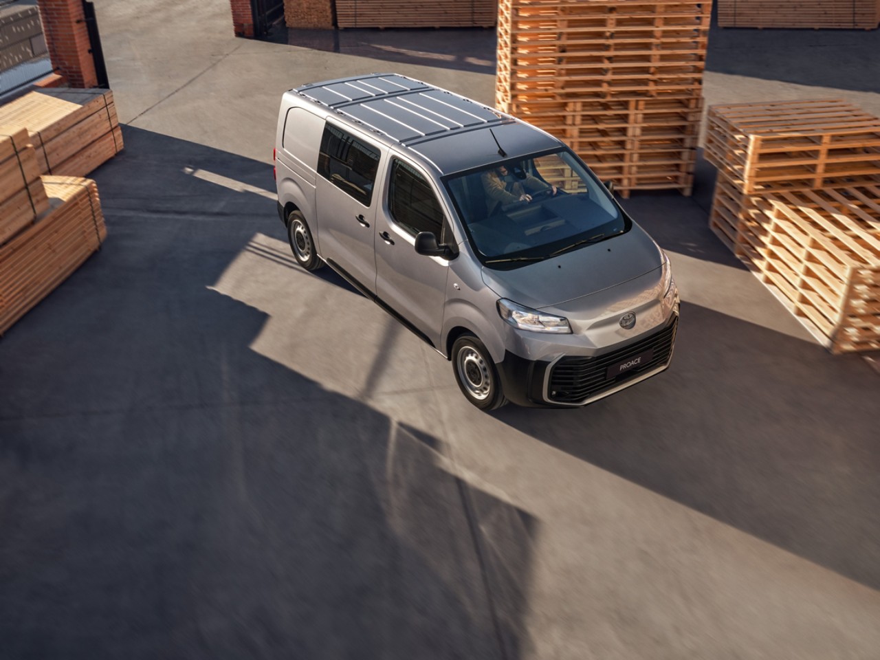 The versatile Toyota Proace on site